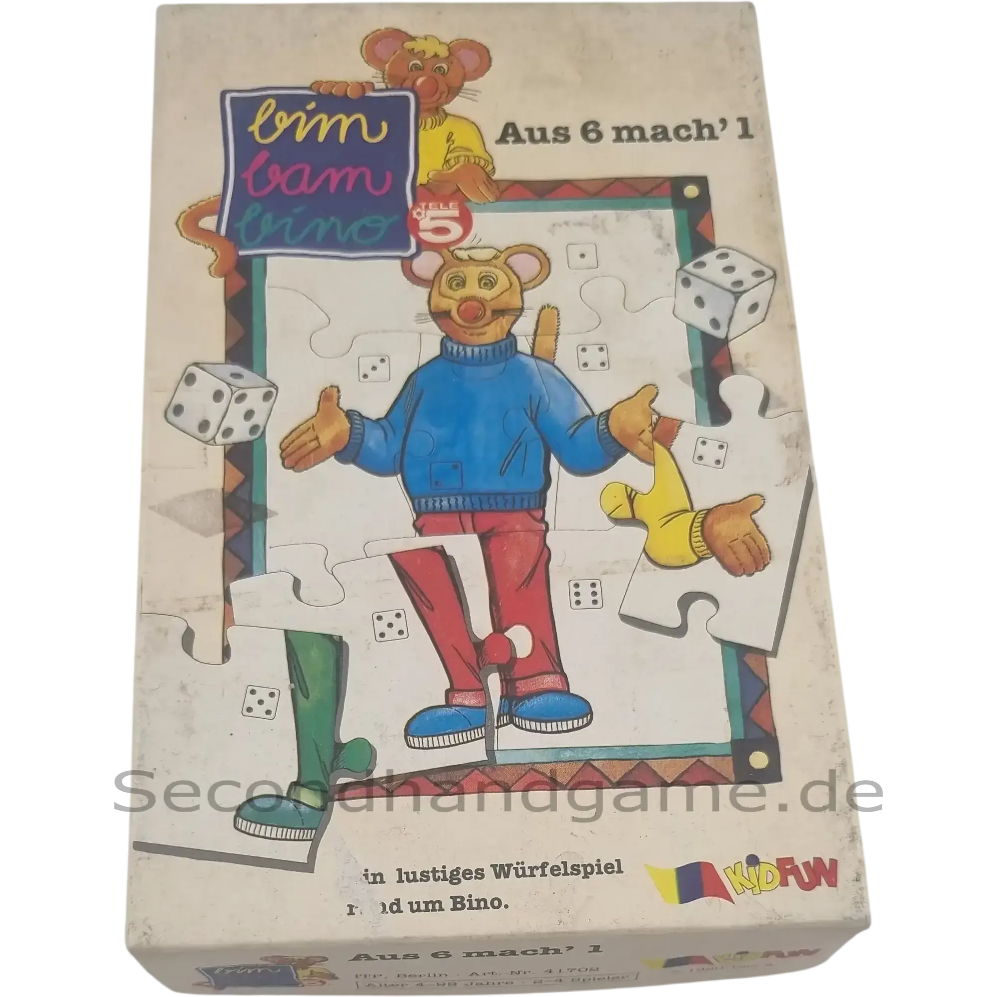 Kid Fun Würfelspiel Bim Bam Bino Aus 6 mach 1 41702, ab 4 Jahren