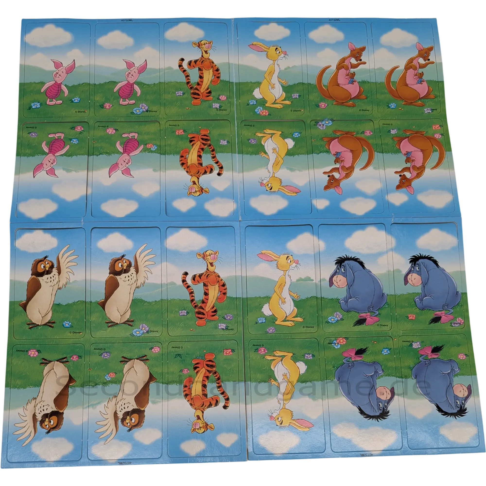 Disney Winnie Puuh Memo-Spiel, 24 Karten, ab 3 Jahren