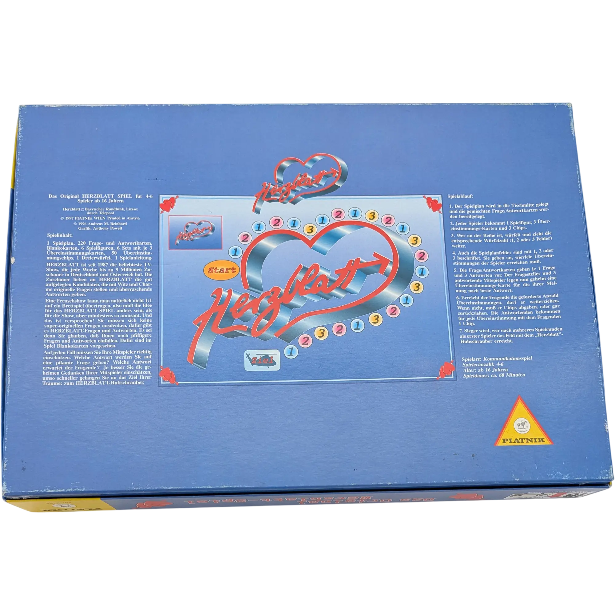 Piatnik Das Original Herzblatt-Spiel 6486