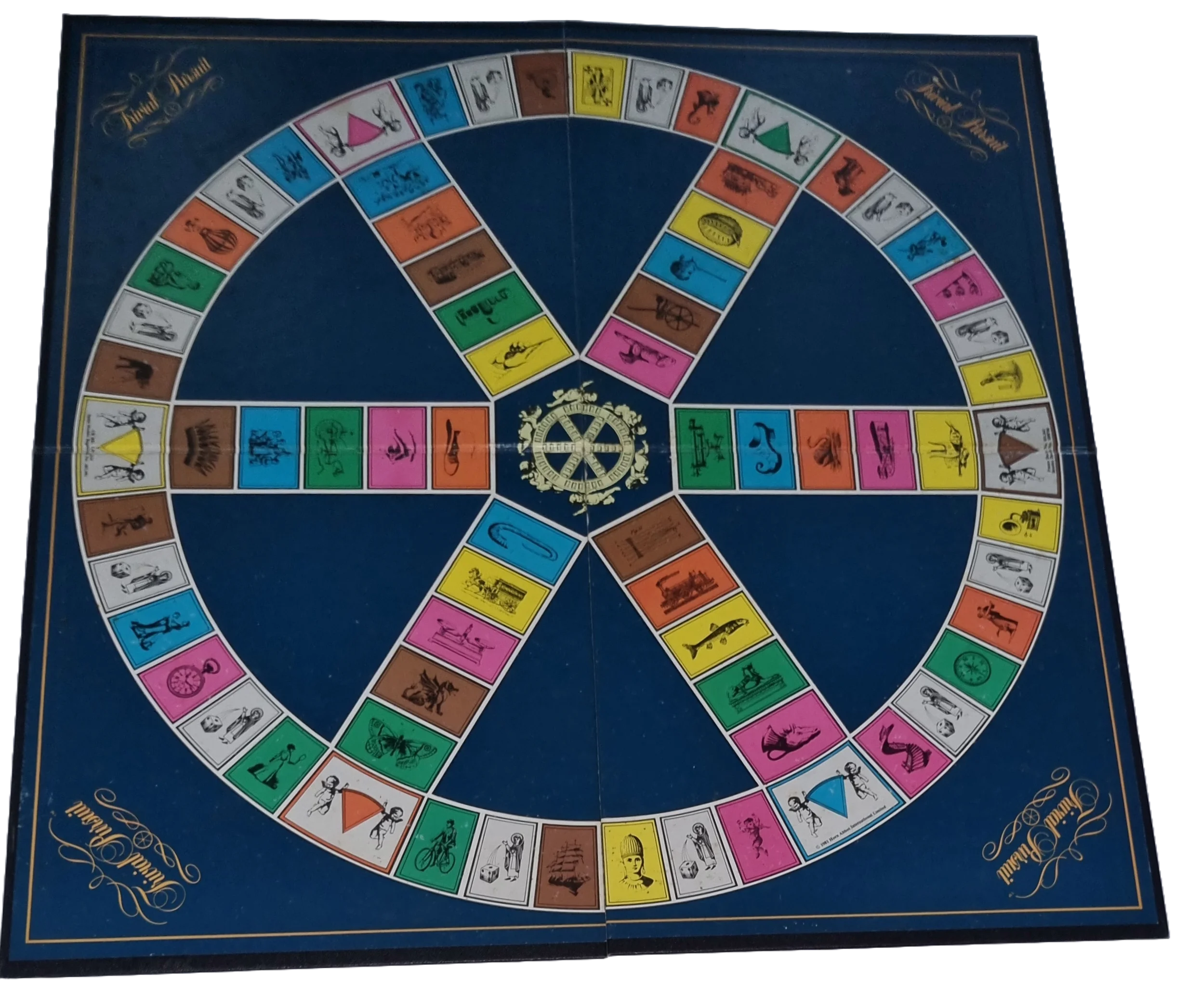 Spielplan Spielbrett Trivial Pursuit