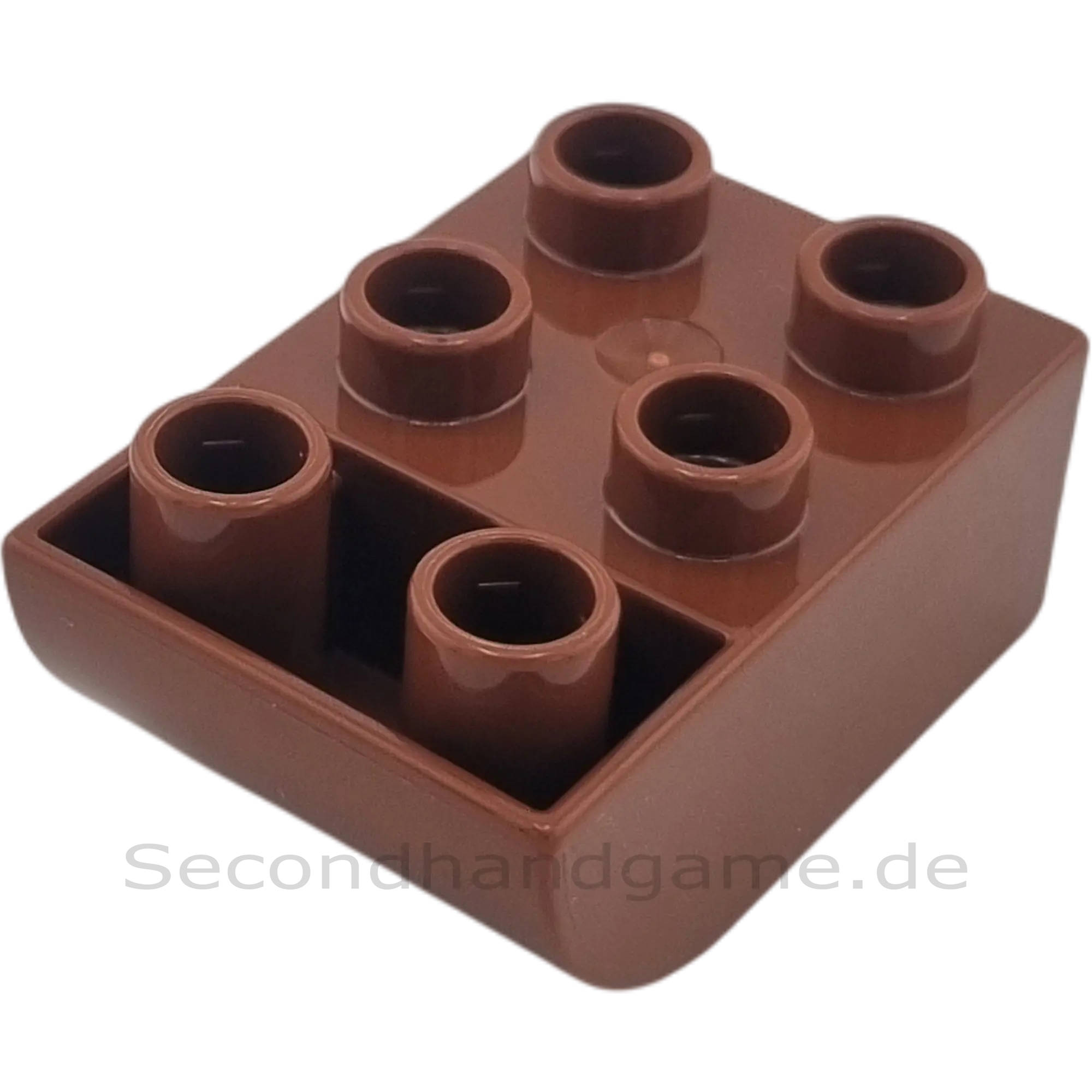 Lego Duplo 98252 Stein 2x3 gebogene Unterseite Dunkelbraun