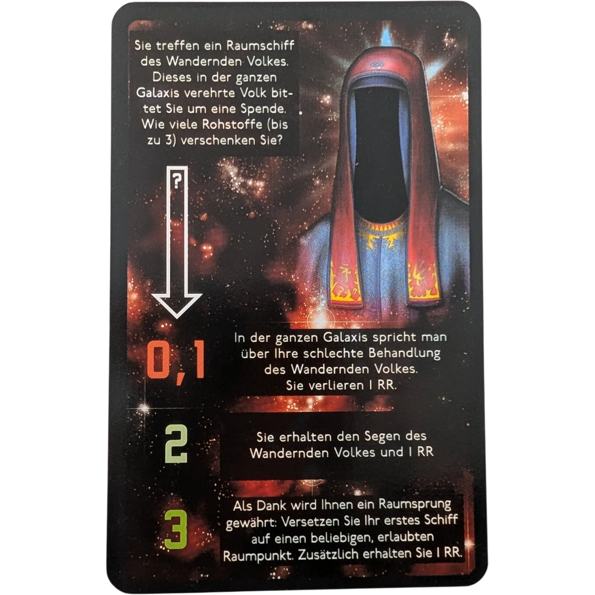 Kosmos Die Sternenfahrer von Catan Ersatzteil Begegnungskarte 2