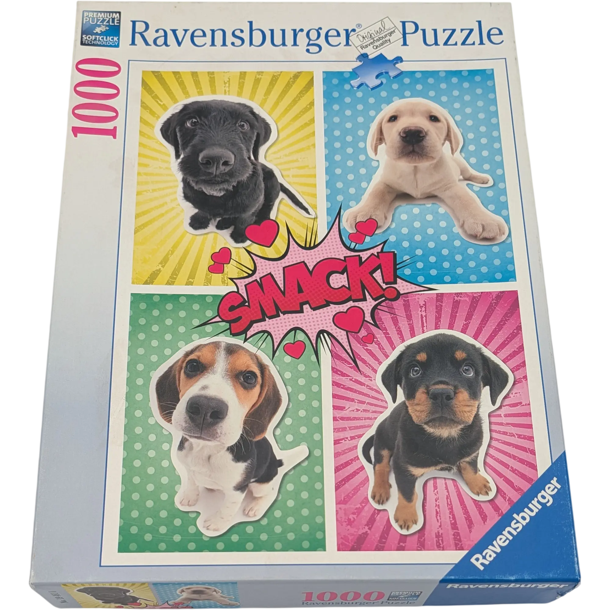 Ravensburger Premium Puzzle 1000 Teile 194810 Hunde Pop Art
