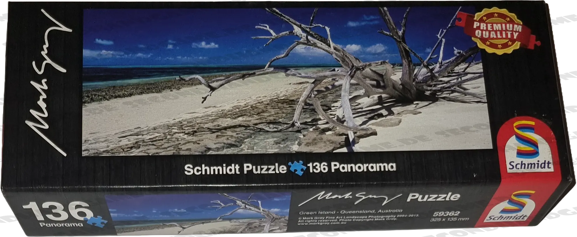 Schmidt Panorama Puzzle 136 Teile 59362 Green Island