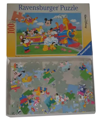 Ravensburger Puzzle 100 Teile Walt Disney Baby-Eisenbahn 102839