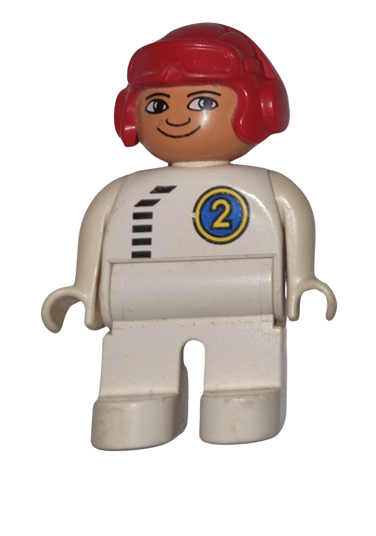Lego Duplo Figur Mann 47394 Pilot Team Blau 2 Rennsport