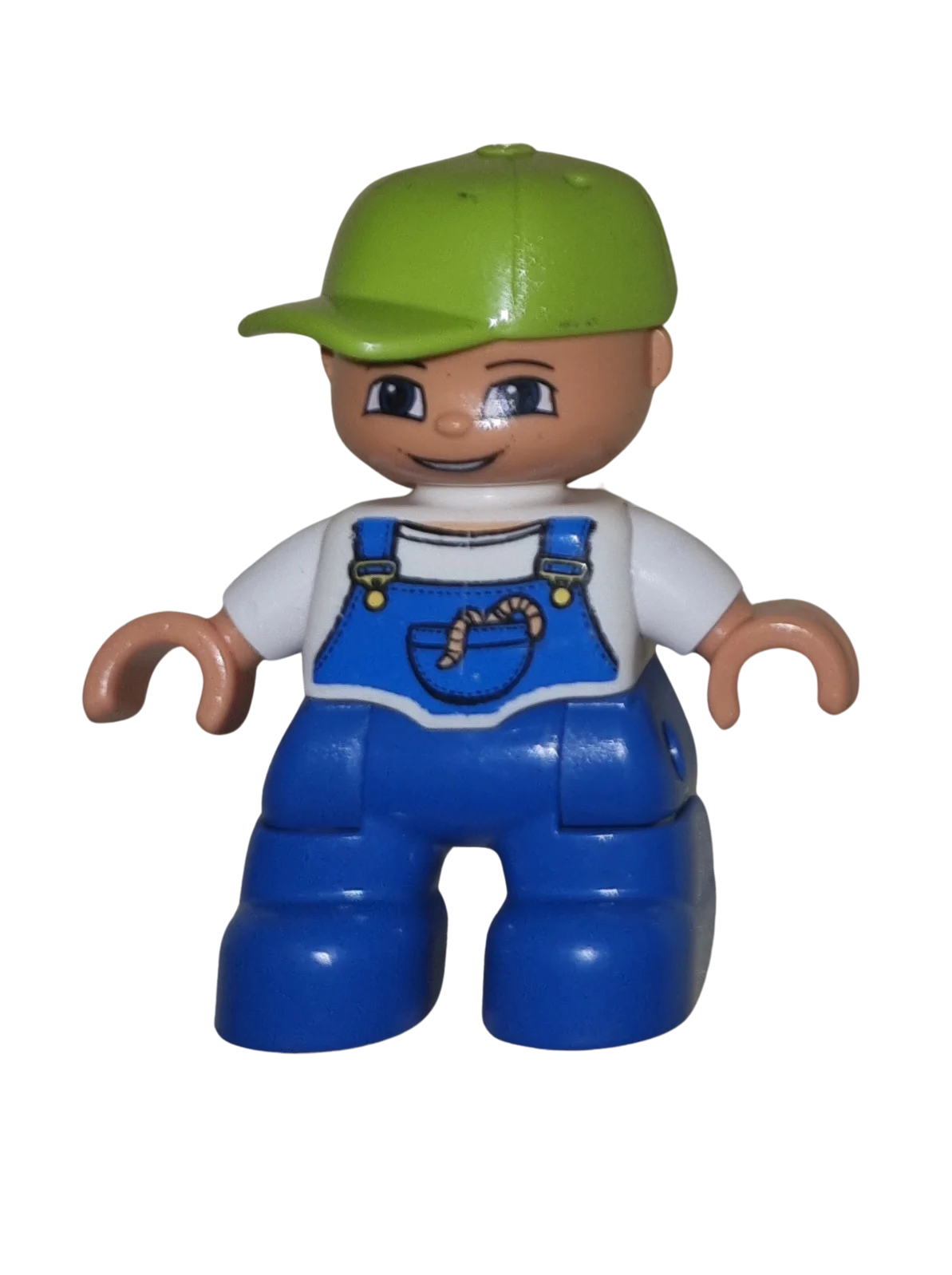 Lego Duplo Figur Junge 47394 Kind Latzhose mit Wurm