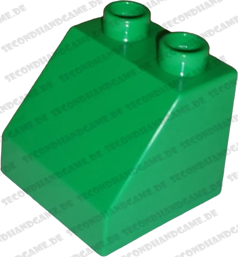 Lego Duplo 6474 Schrägstein 2x2x1 Mittelgrün