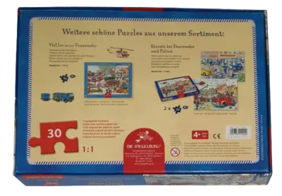 Die Spiegelburg Puzzle 2x30 Teile Unterwegs mit Schiff und Zug
