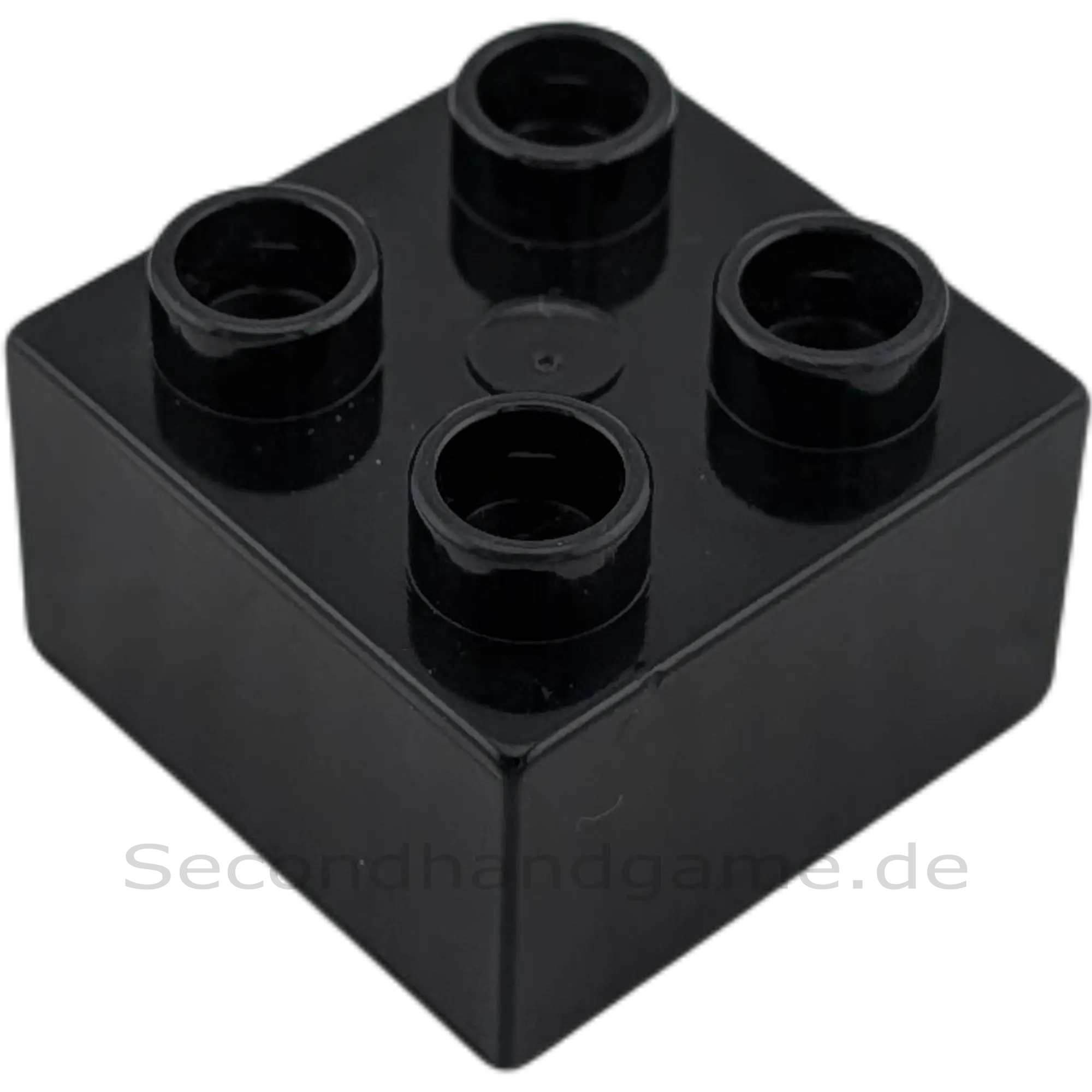 Lego Duplo 2x2 Stein 3437 Schwarz