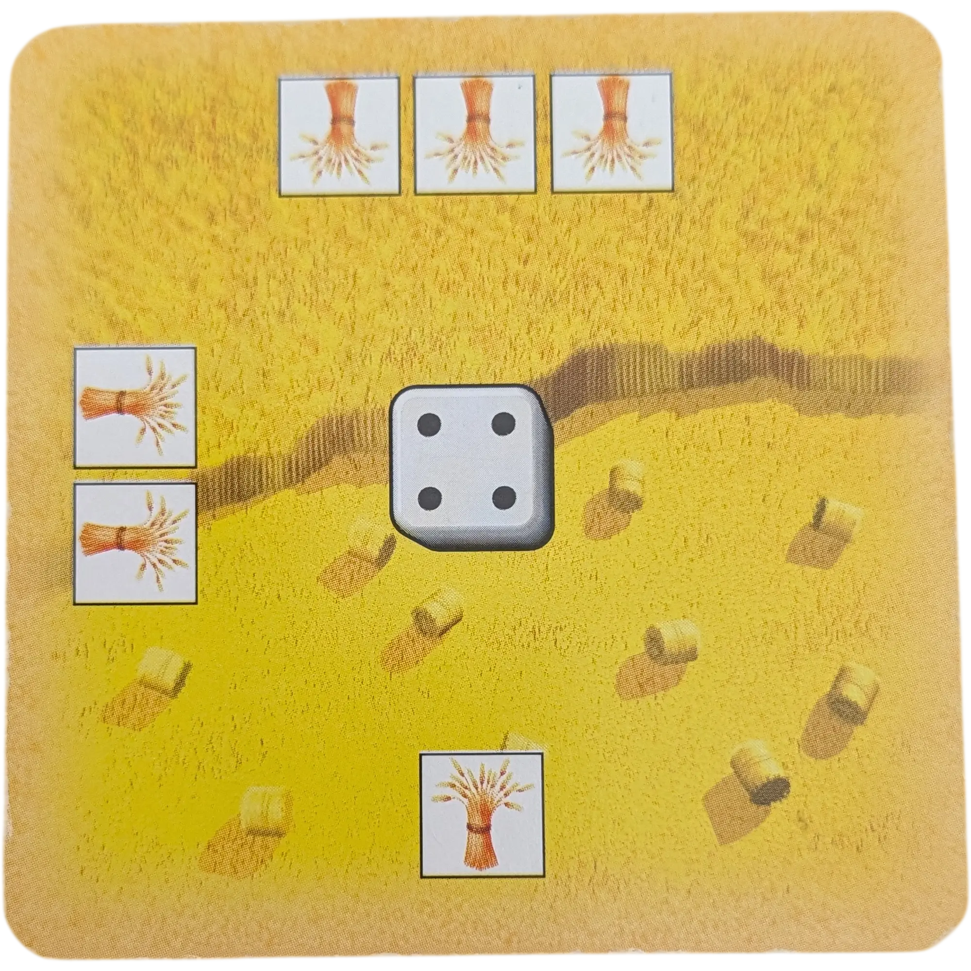 Kosmos Die Siedler von Catan das Kartenspiel Ersatzteil Karte Baum, Getreide