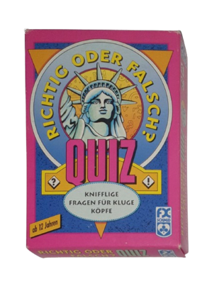 FX Schmid Quiz Richtig oder Falsch?