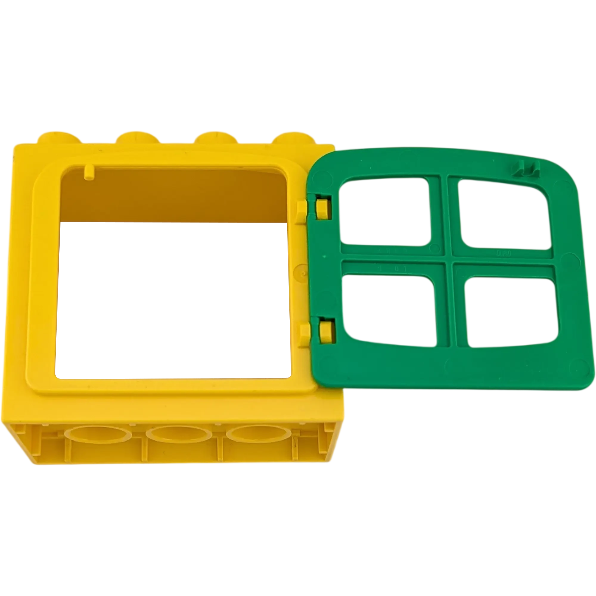 Lego Duplo 2332 Fenster 2x4 Gelb Grün