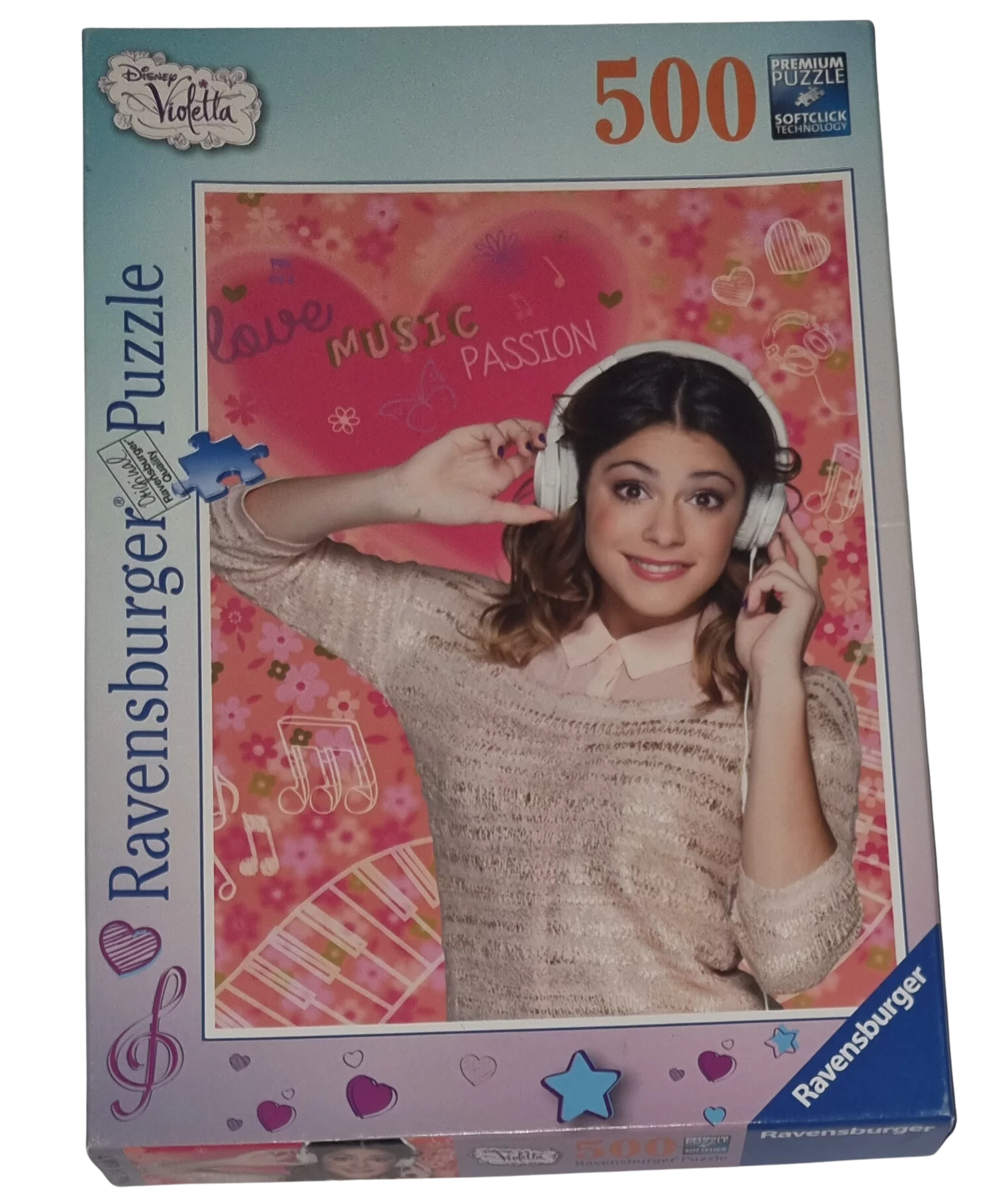 Ravensburger Premium Puzzle softclick 500 Teile Disney Violetta, Violetta liebt Musik