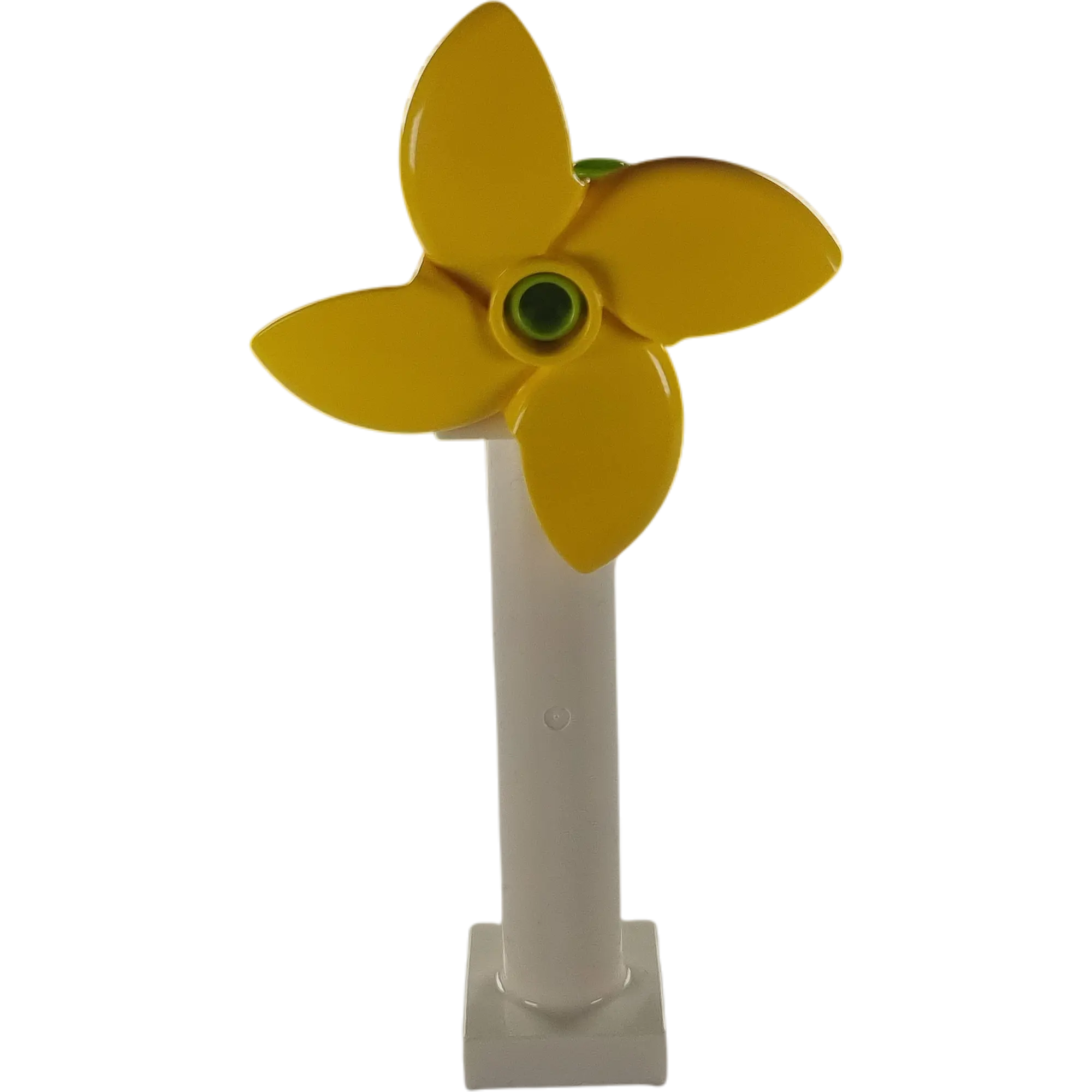 Lego Duplo Windrad Weiß Gelb Grün Drehbar 3-teilig