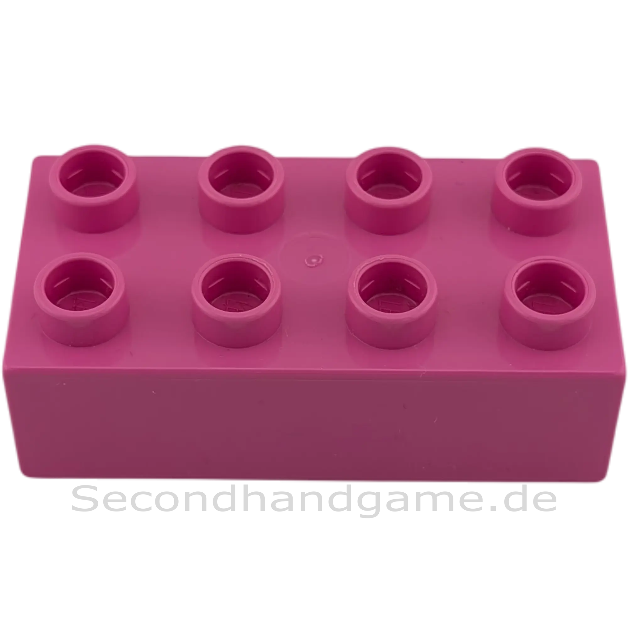 Lego Duplo 2x4 Baustein 3011 Pink, Ansicht 2
