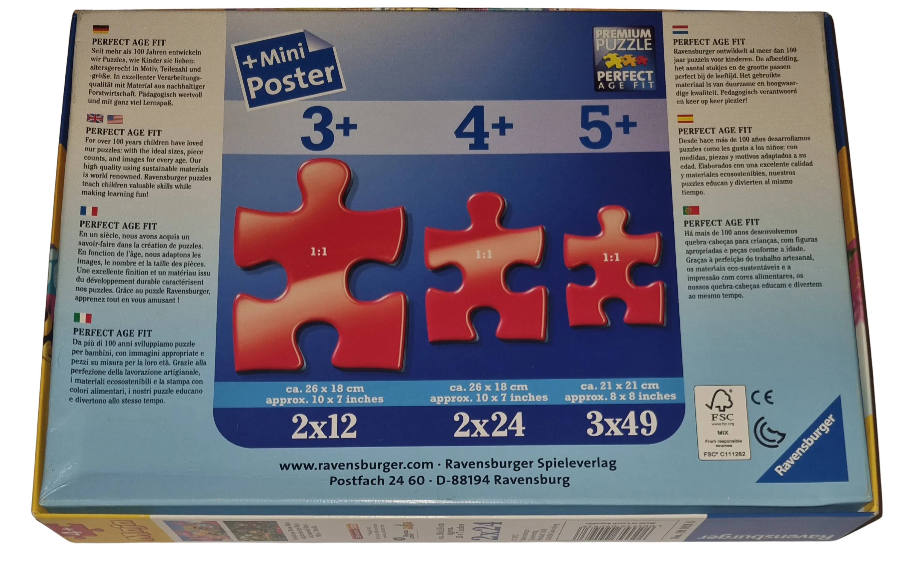 Ravensburger Premium Puzzle 2 x 24 Teile 090938 Die kleine Biene Maja, Ansicht 2