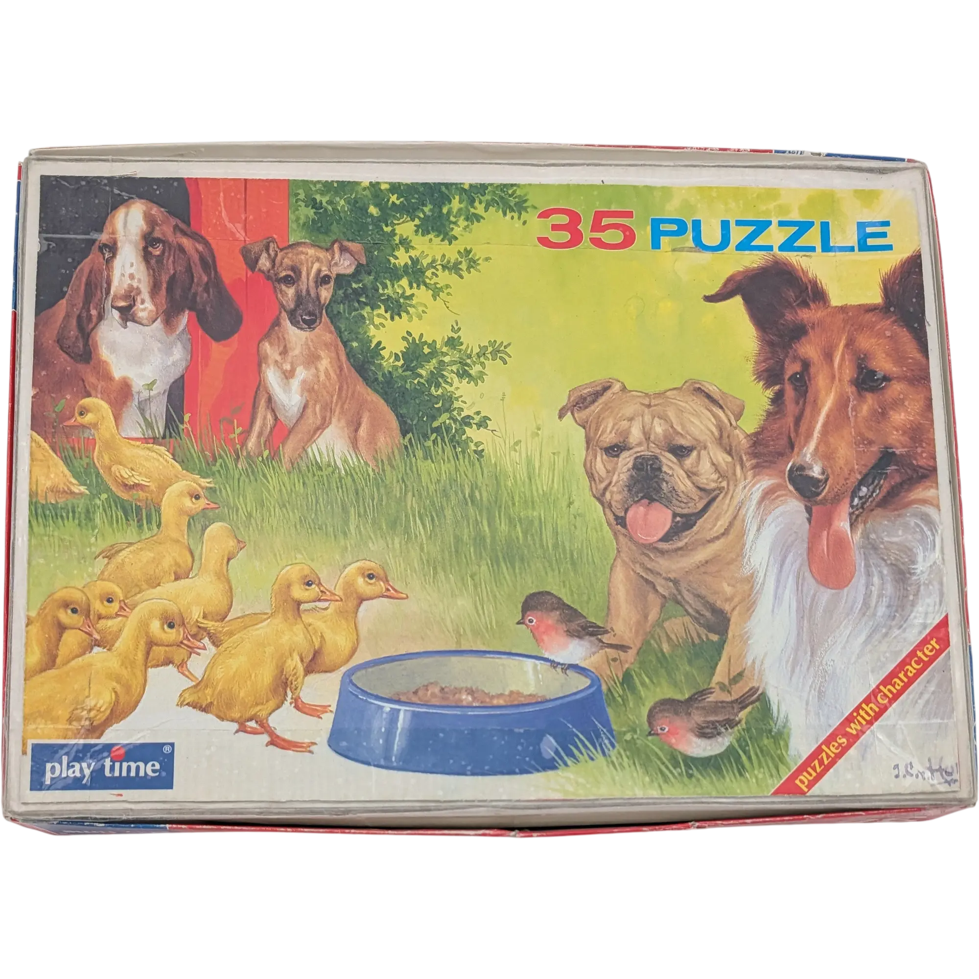 Play Time Puzzle 35 Teile Animals 040-3580 Tierkinder am Teich, Ansicht 2