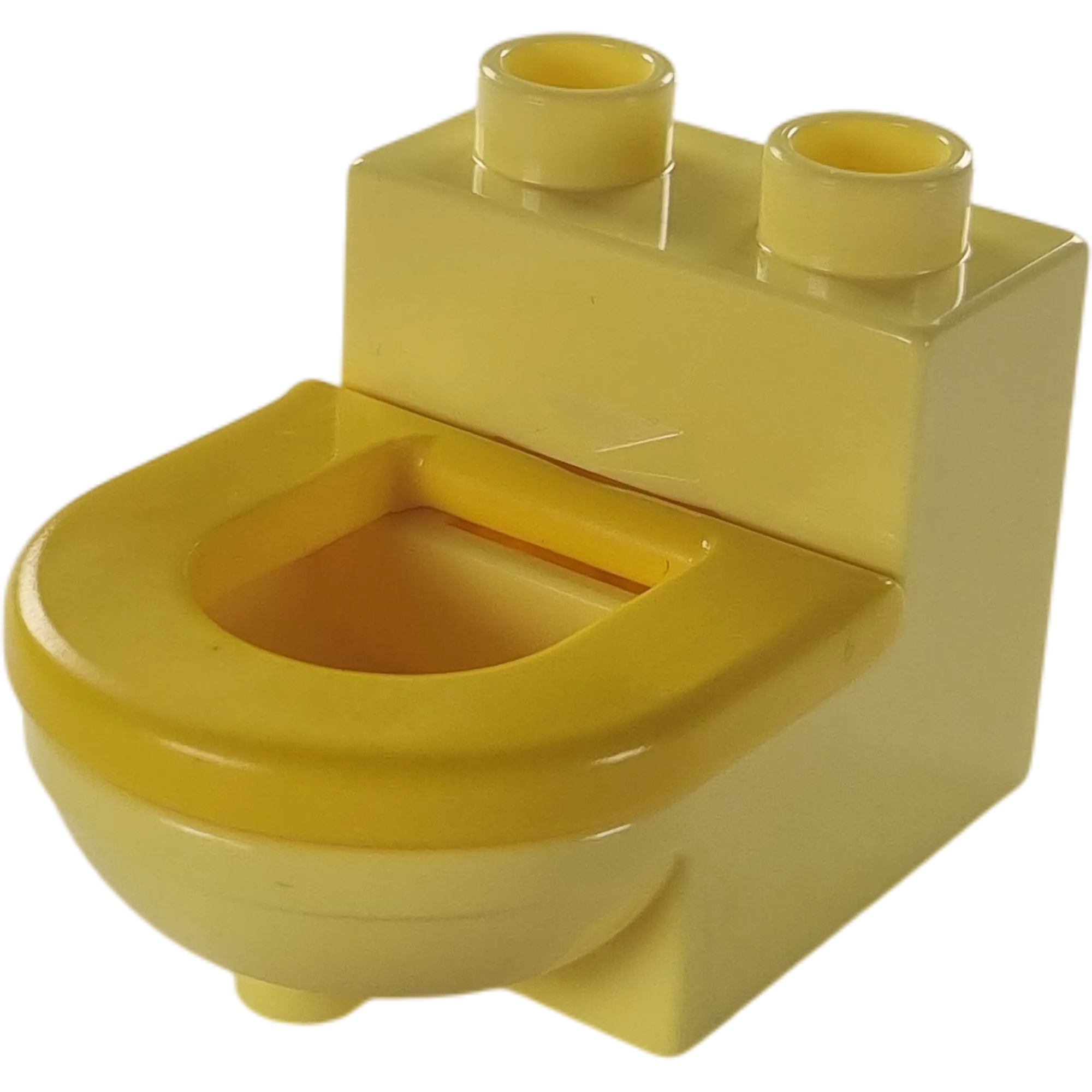 Lego Duplo 4911 Toilette Hellgelb Gelb Deckel beweglich