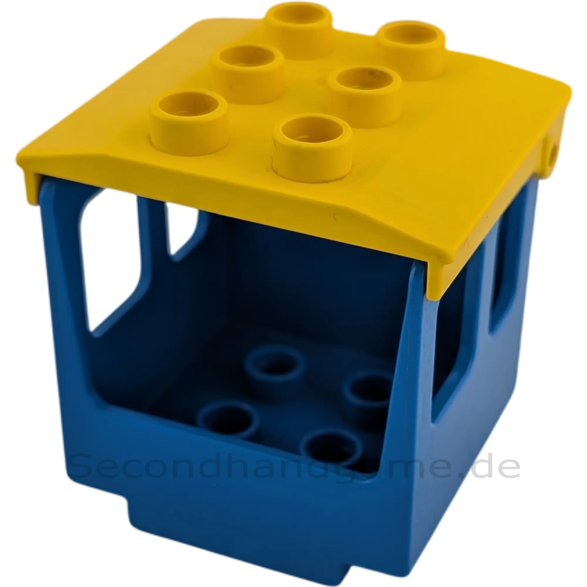 Lego Duplo 4544 Aufsatz Blau mit Klappdach Gelb Kabine Führerhaus