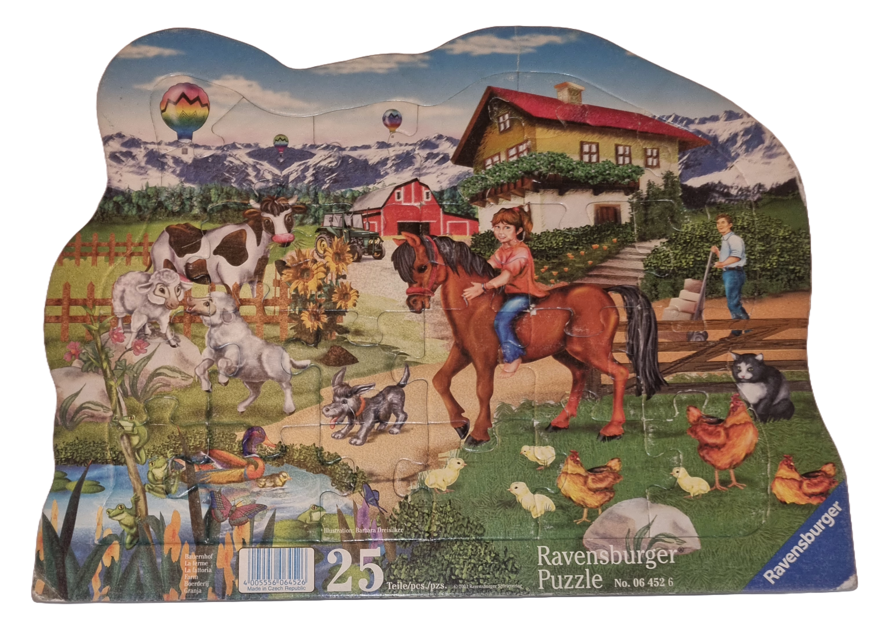 Ravensburger Rahmenpuzzle 25 Teile Bauernhof 064526