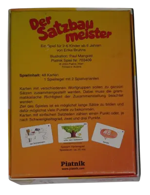 Piatnik Mitbringspiele Der Satzbaumeister 703409