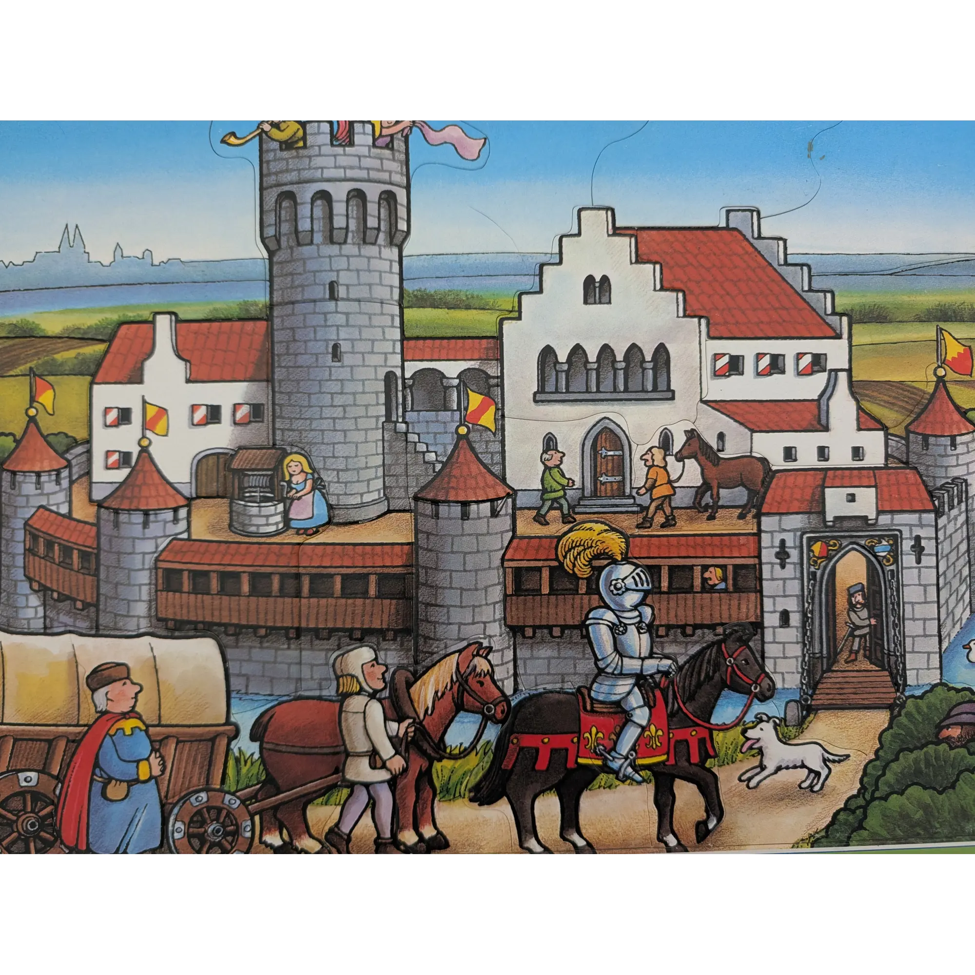 Ravensburger Rahmenpuzzle Die Burg 33 Teile 066230