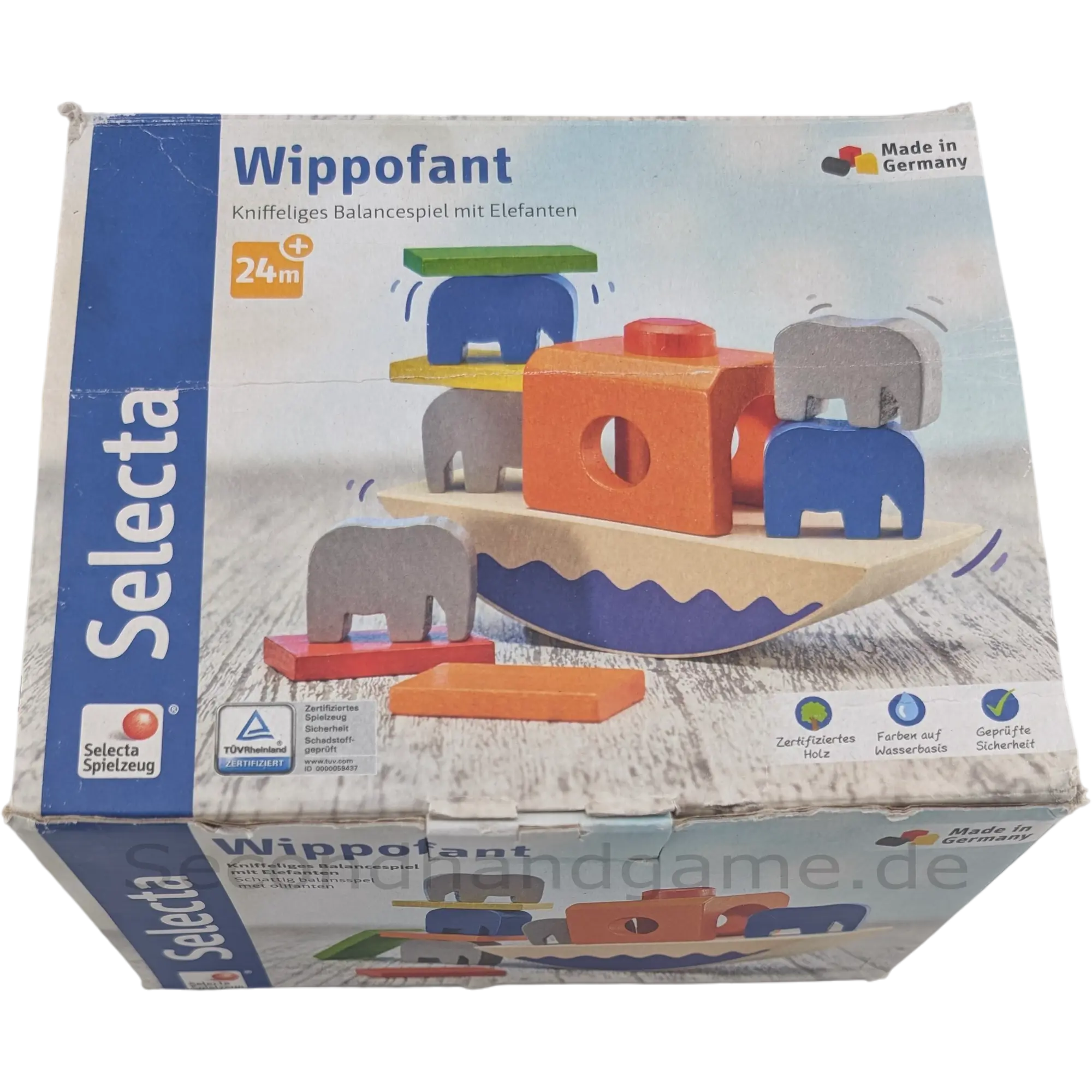 Selecta Wippofant kniffliges Balancespiel 62012, ab 24 Monaten