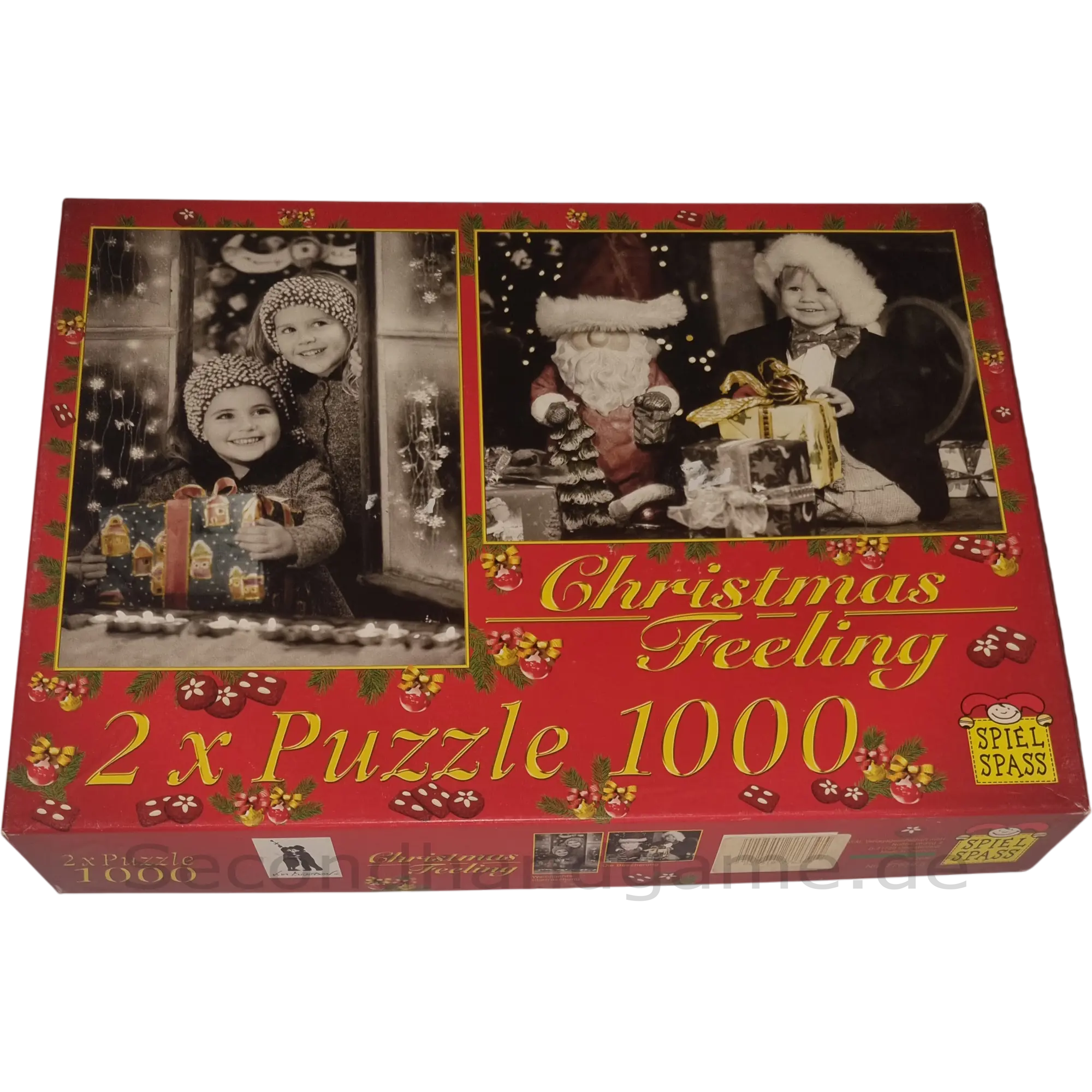 Spiel Spass Puzzle 2x1000 Teile Kim Anderson Christmas Feeling 77639 Weihnachtsüberraschung