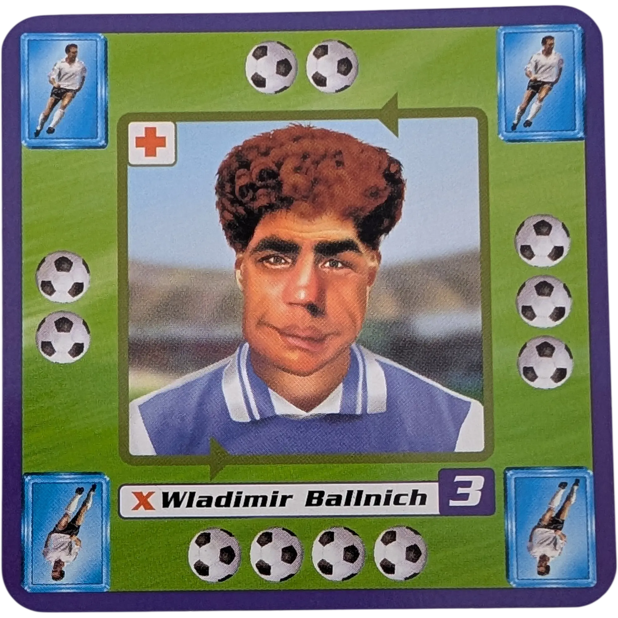 Kosmos Finale Ersatzteile Team Blau Mittelfeld Wladimir Ballnich 3