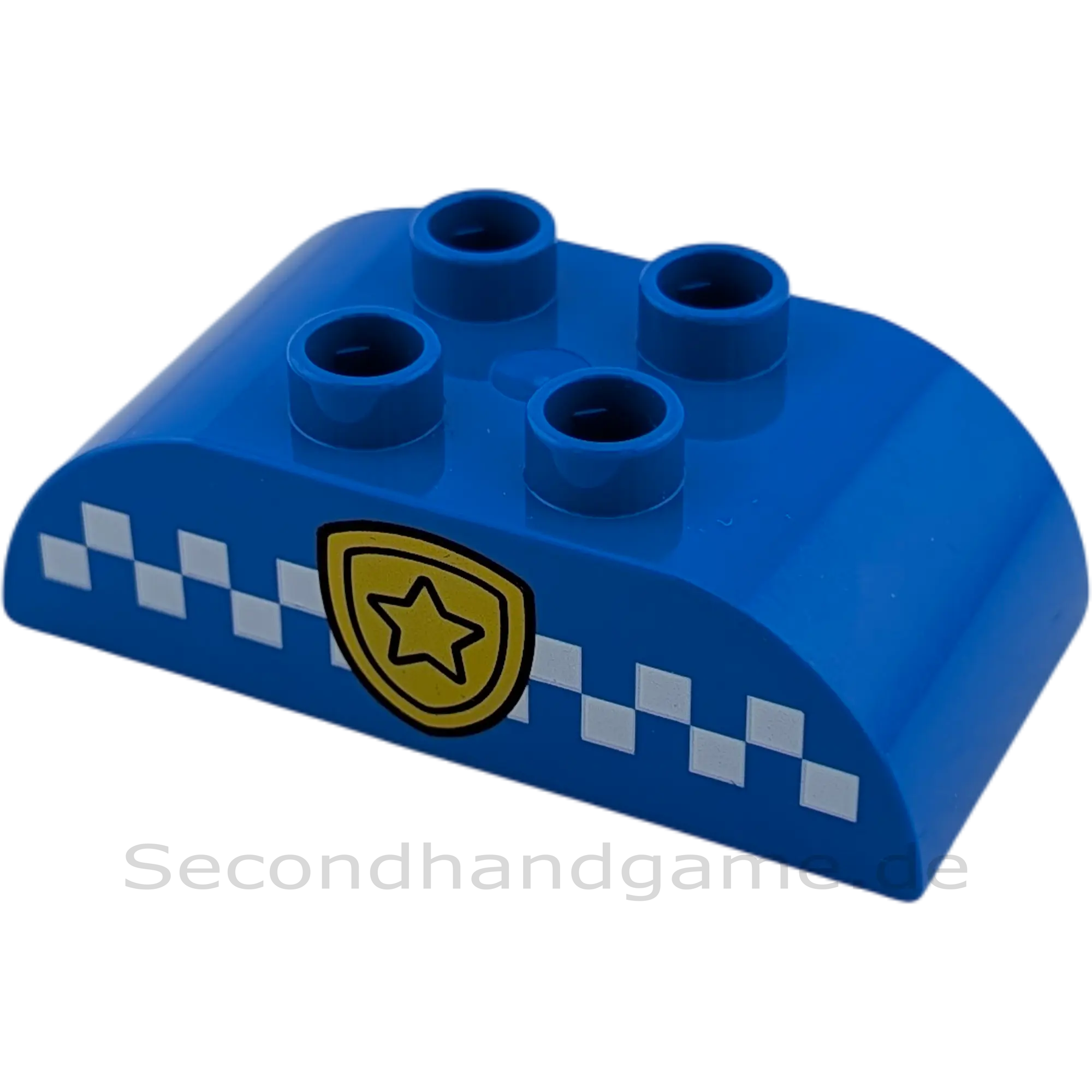 Lego Duplo 2x4 Dachstein 98223 Blau mit Polizeistern