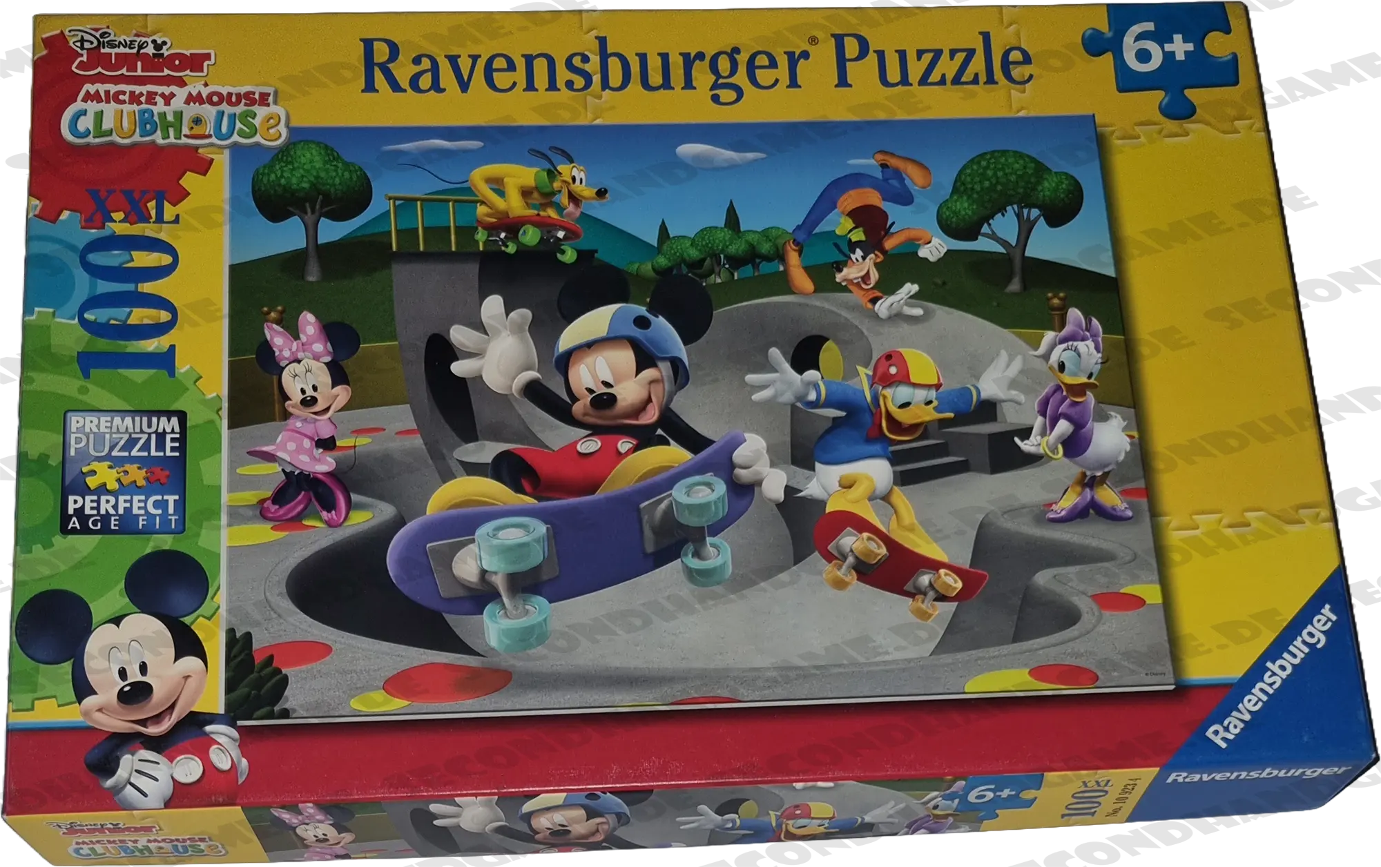 Ravensburger Puzzle XXL 100 Teile 109234 Disney Mickey Mouse at the Skate Park