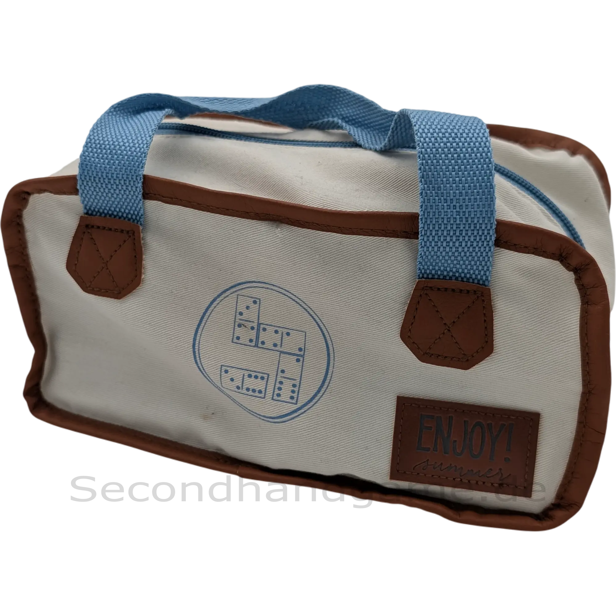 Tchibo Domino-Spiel Enjoy Summer aus Holz in Tasche, ab 6 Jahren