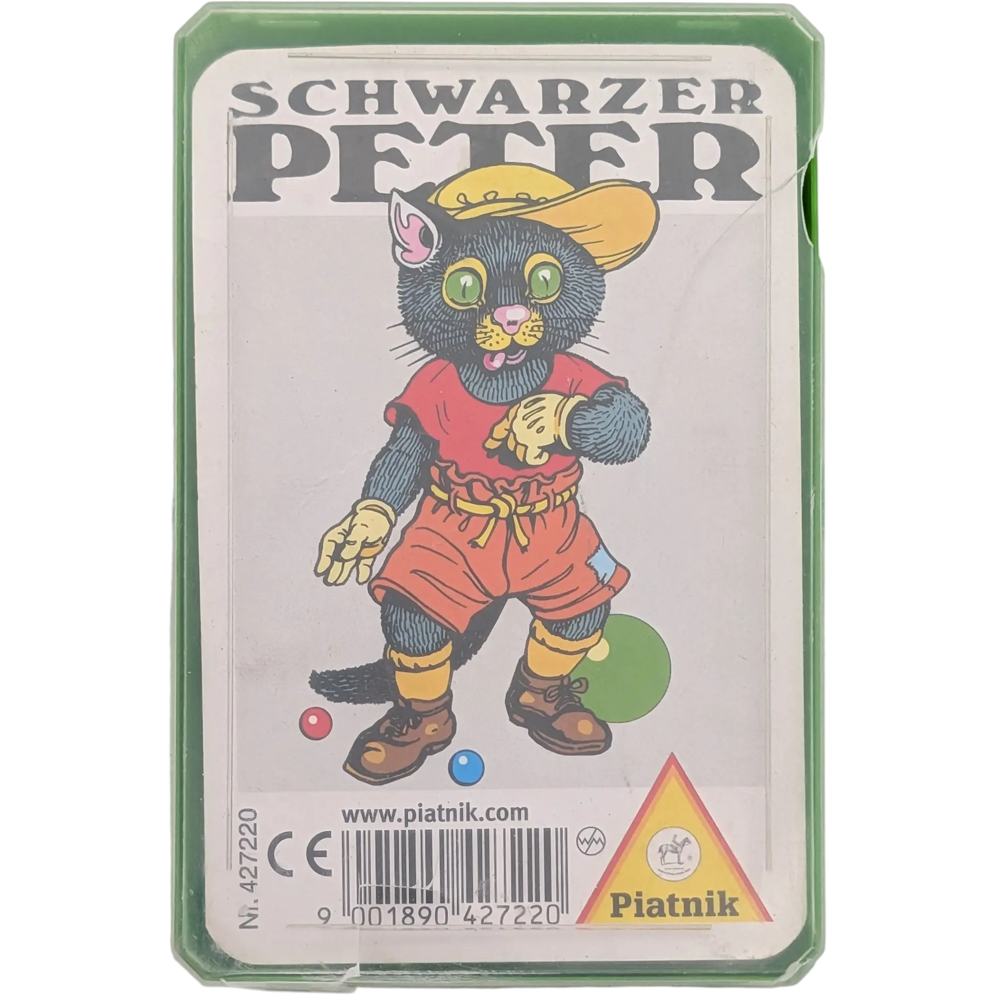 Piatnik Schwarzer Peter Katze Kartenspiel 427220 in Kunststoffbox
