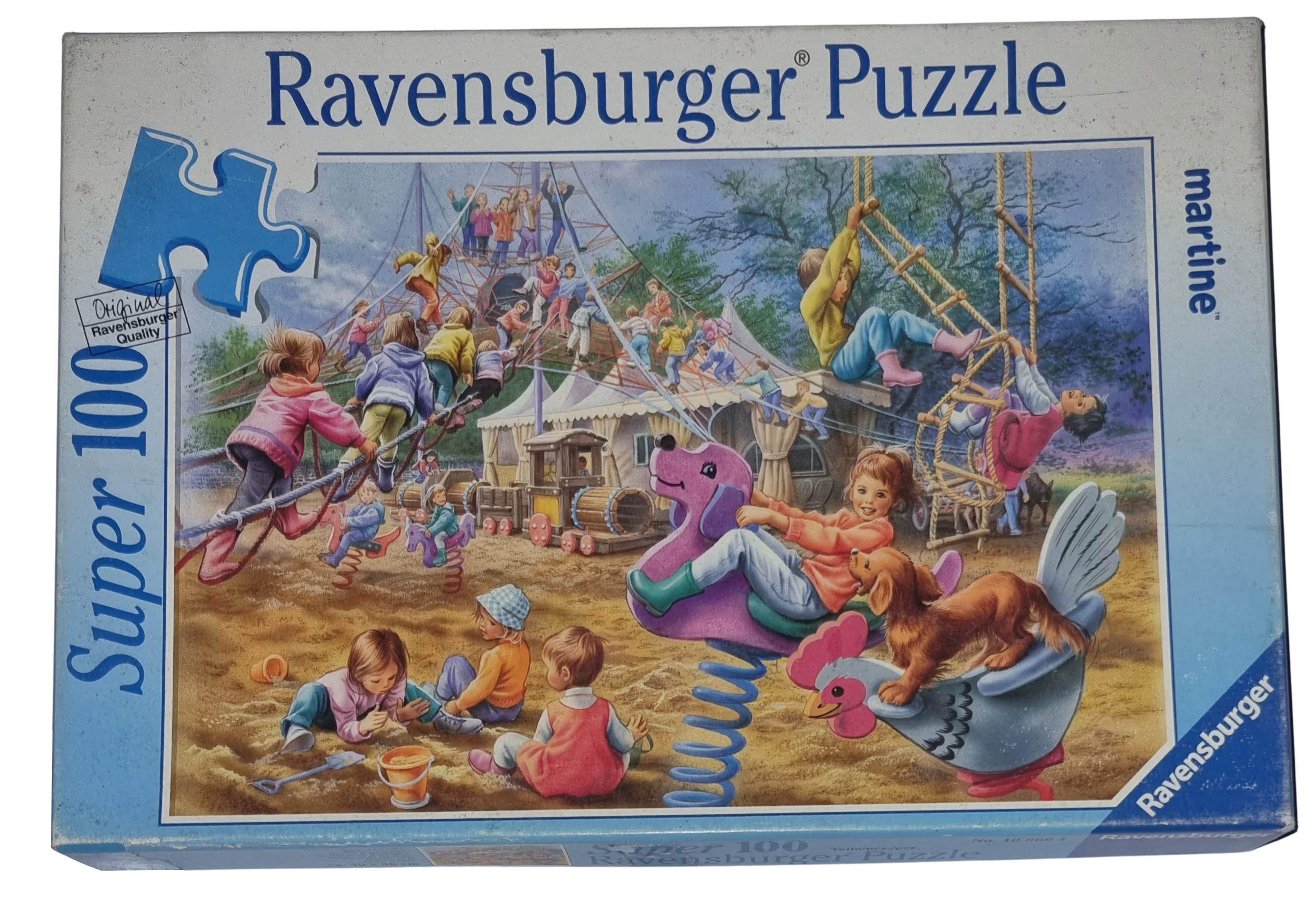 Ravensburger Puzzle Super 100 Martine auf dem Spielplatz 108664