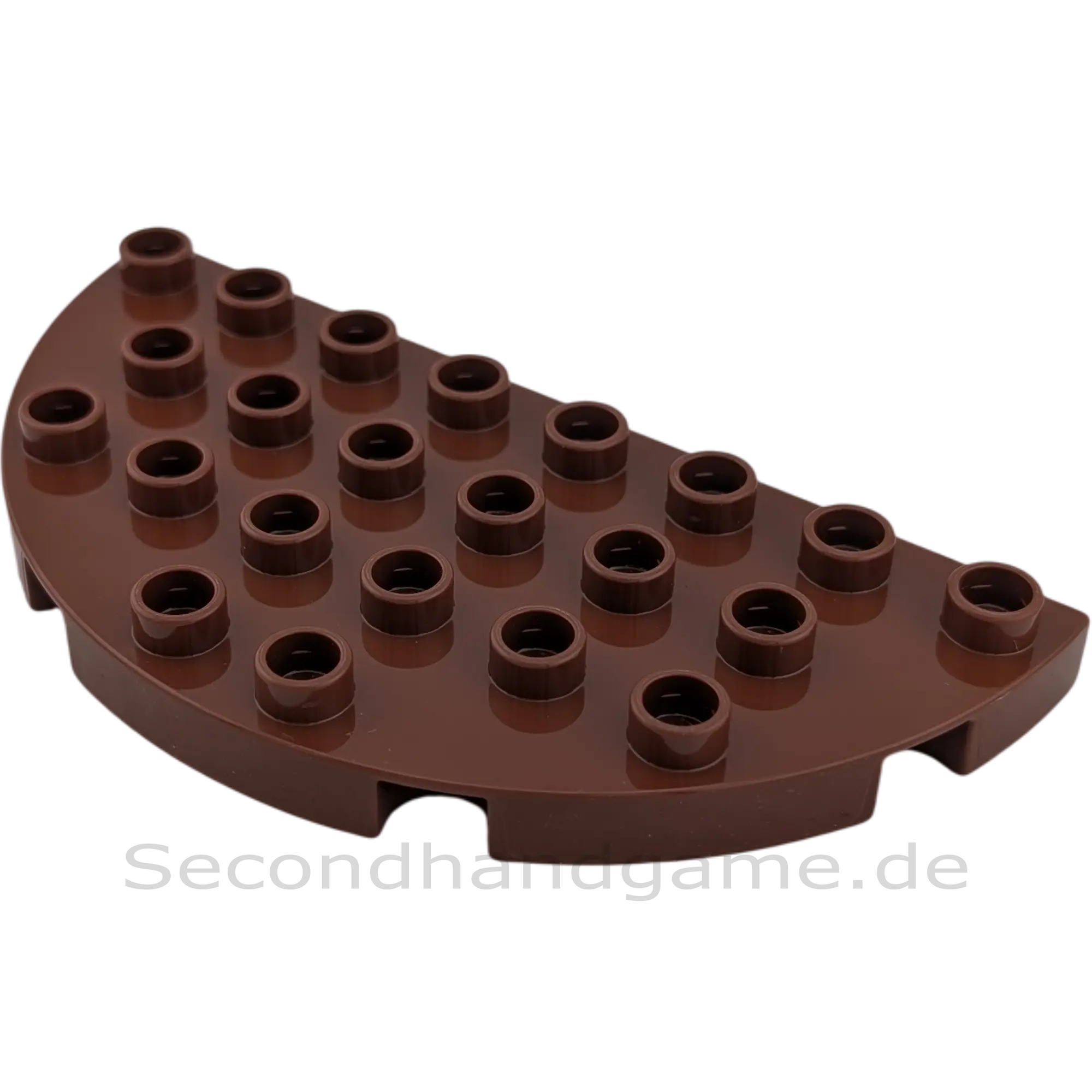 Lego Duplo 29304 Platte 4x8 Halbkreis Dunkelbraun