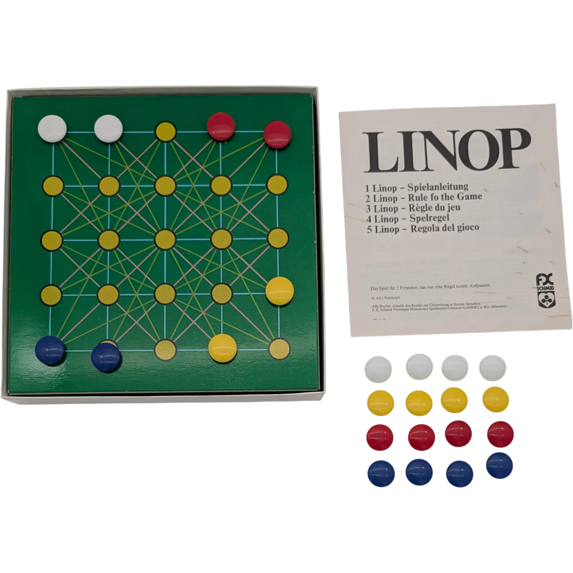 FX Schmid Linop Alex Randolph Strategiespiel für 2 Spieler 91714, Ansicht 3
