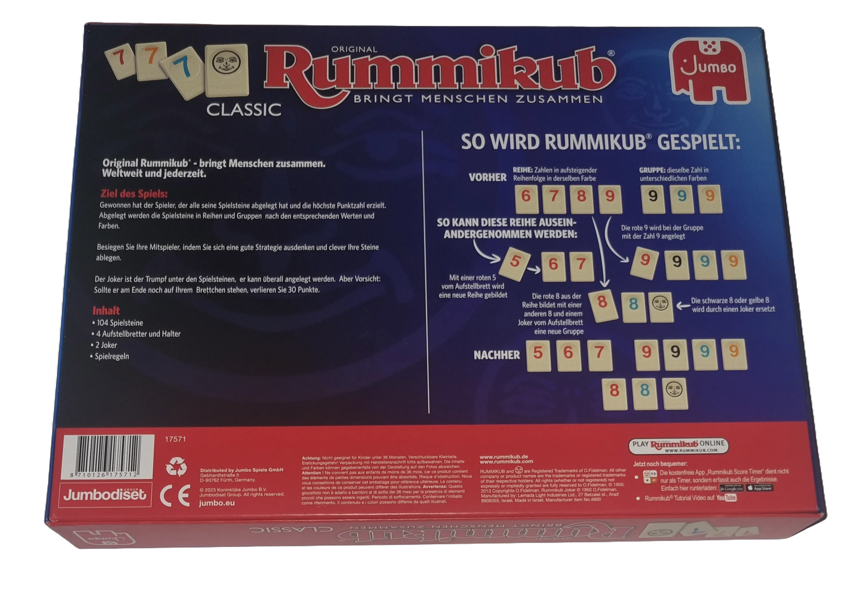 Jumbo Classic Rummikub 17571