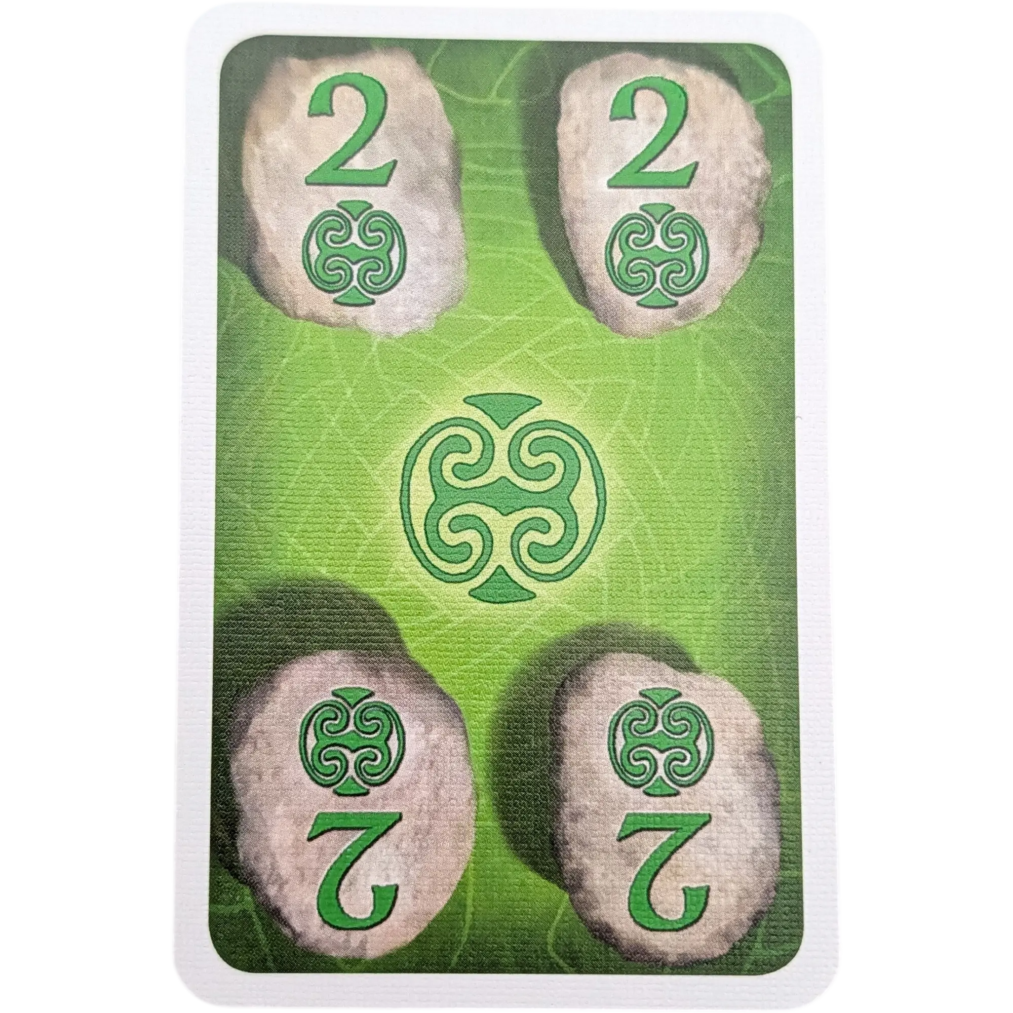 Kosmos Keltis der Weg der Steine Ersatzkarte Farbsymbol Grün Zahl Zwei