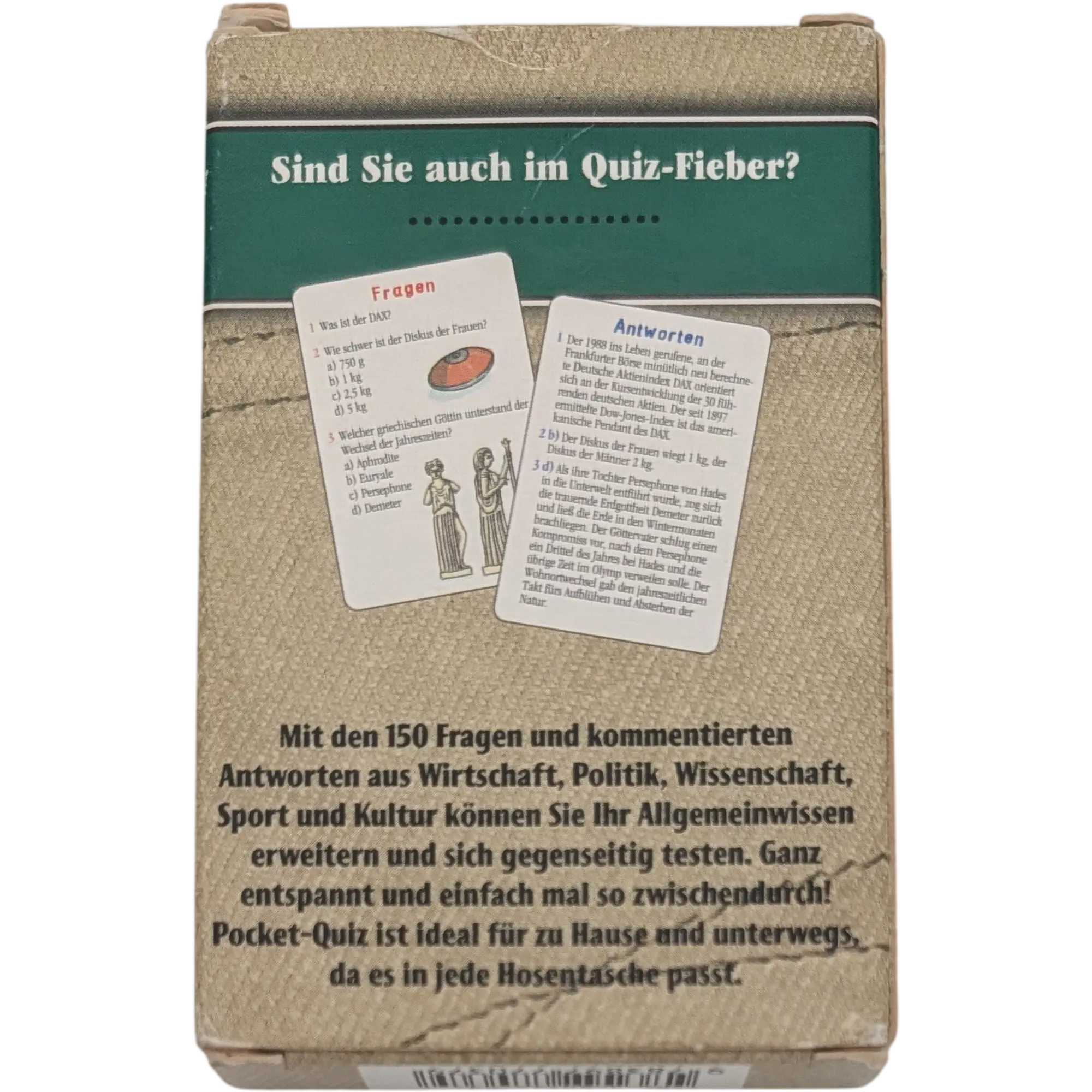 Moses Pocket Quiz Allgemeinwissen von A bis Z