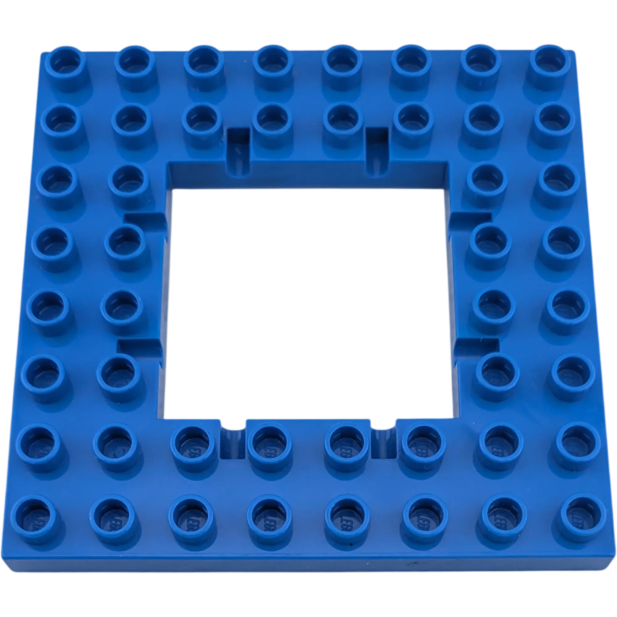 LEGO Duplo 51705 Bauplatte 8x8 Öffnung für Falltür Burg Dunkelblau