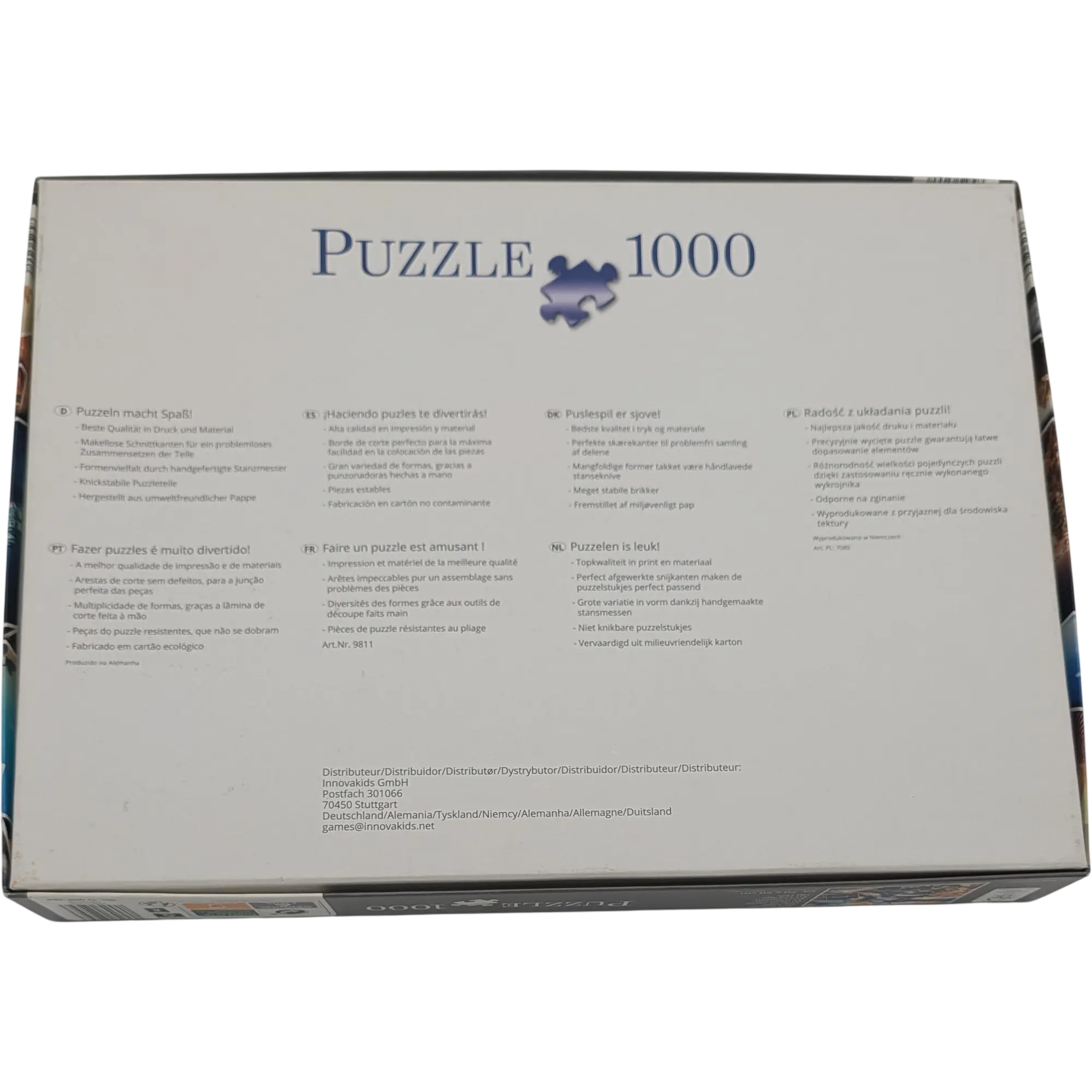 Innovakids Puzzle 1000 Teile Auf Reisen 11006384 Dunkel, Ansicht 2