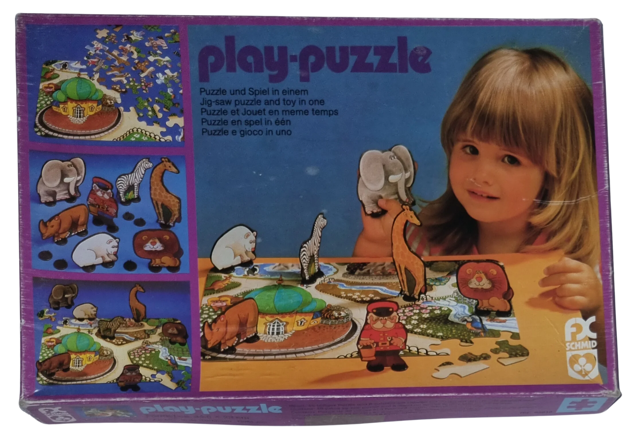 FX Schmid Play-Puzzle 93812 Im Zoo 48 Teile