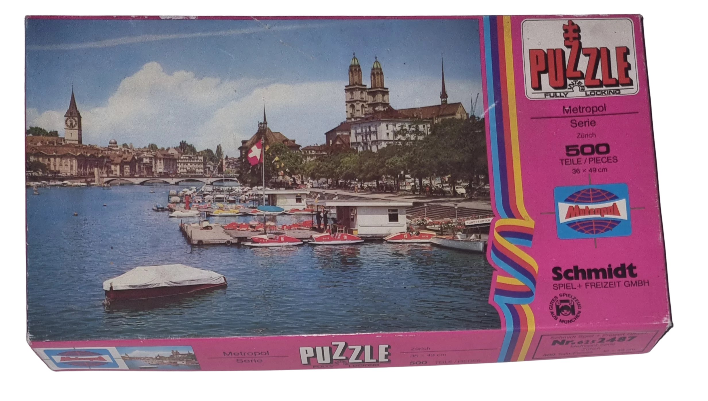 Schmidt Puzzle Metropol Serie Zürich 500 Teile 6252487