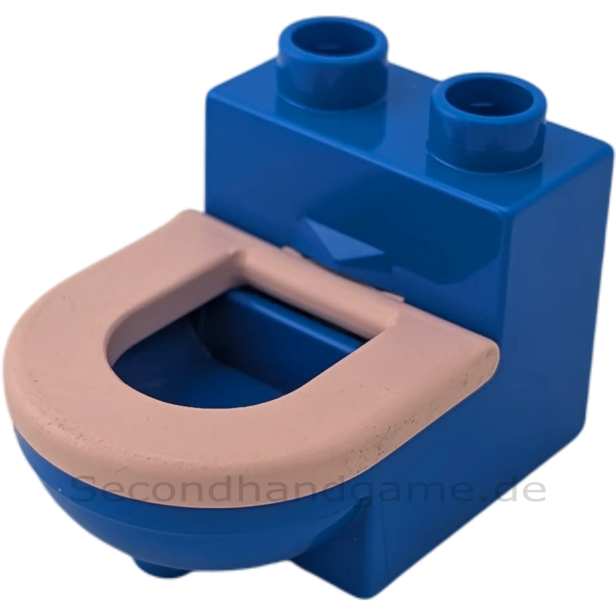Lego Duplo 4911 Toilette Blau Rosa Deckel beweglich