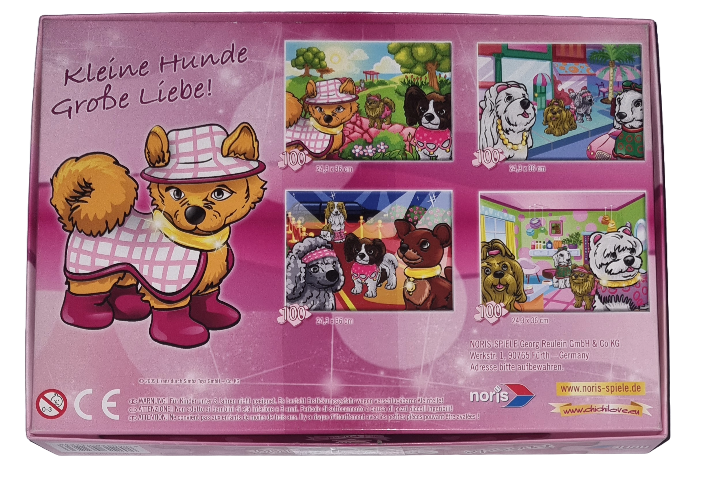 Noris Chi Chi Love and Friends Puzzle 100 Teile 606033223