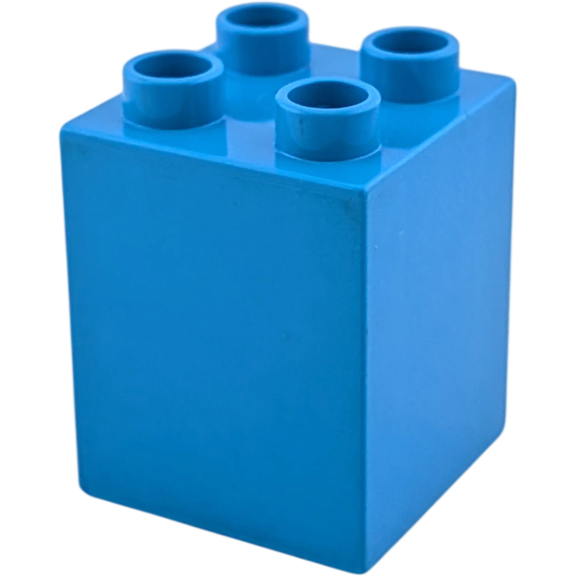 Lego Duplo 2x2x2 Stein Mittelblau Zahl Acht, Ansicht 2