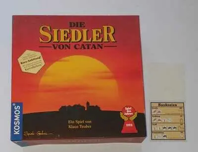 Kosmos Die Siedler von Catan Ersatzteile Baukosten