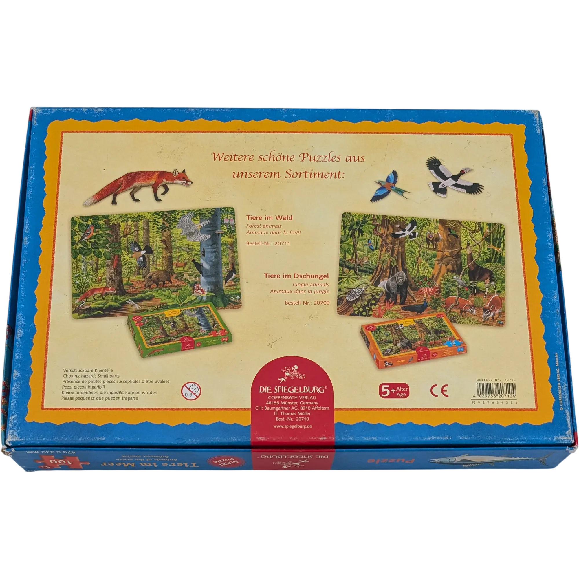 Die Spiegelburg Maxi Puzzle 100 Teile Tiere im Meer
