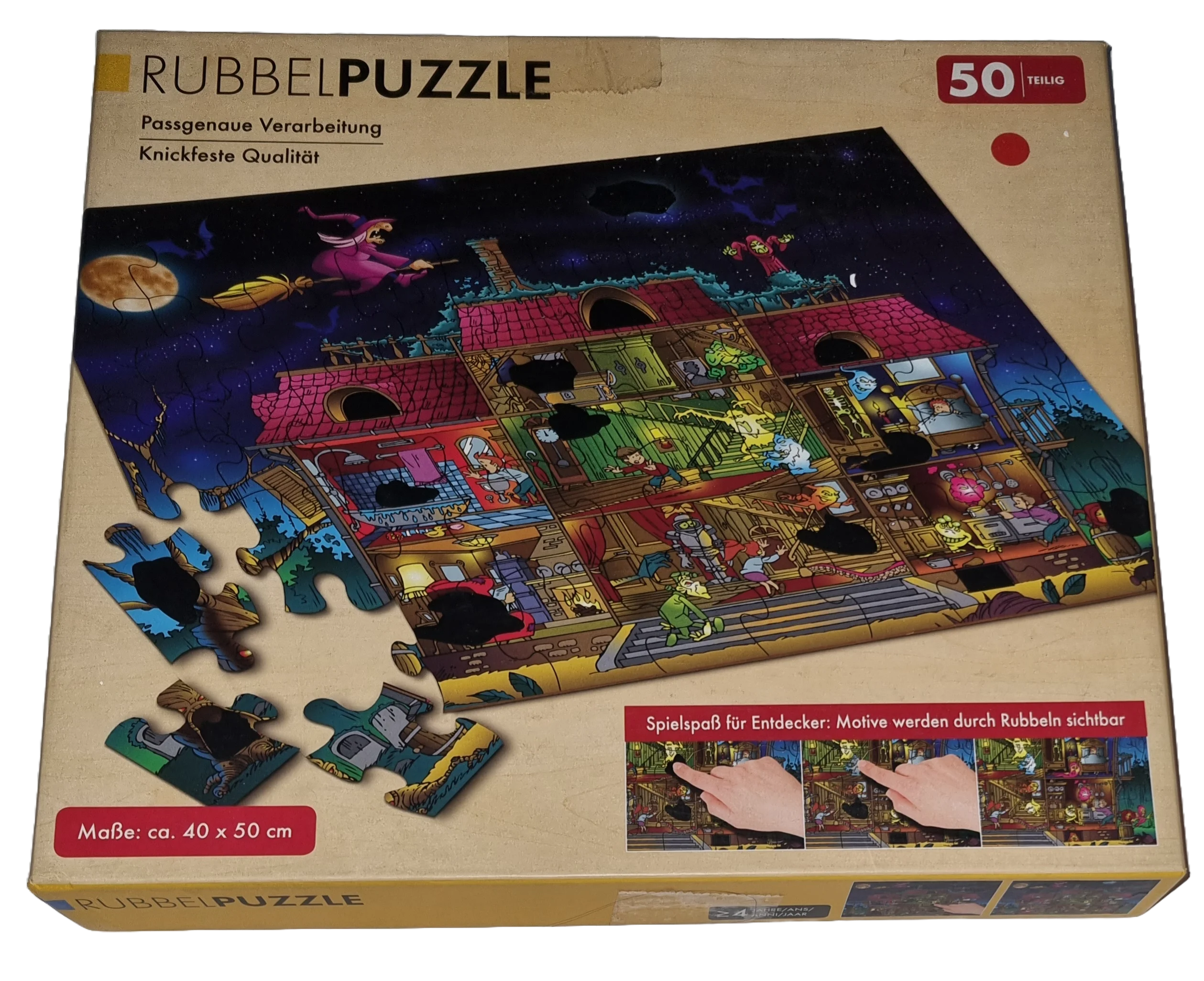 Rubbel Puzzle Hexenhaus 50 Teile 